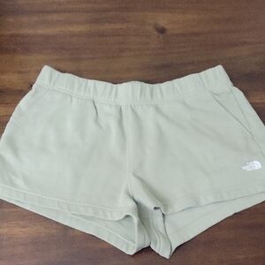 The North Face Women's Sage Green Athletic Shorts With Pockets